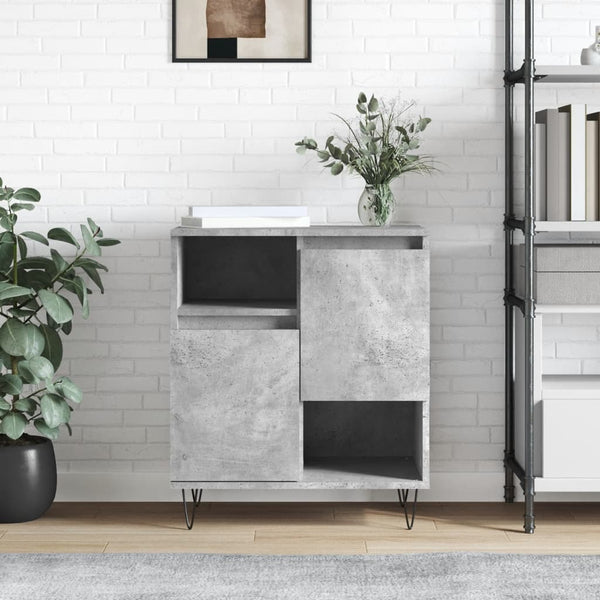 Betongraues Sideboard Otilia 60x35x70cm (Holz)