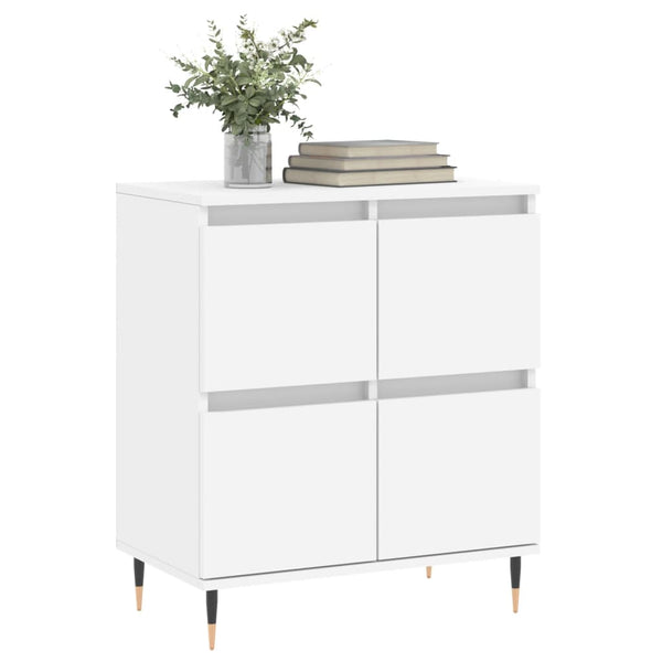 Weißes Sideboard Rhett 60x35x70cm (Holz)