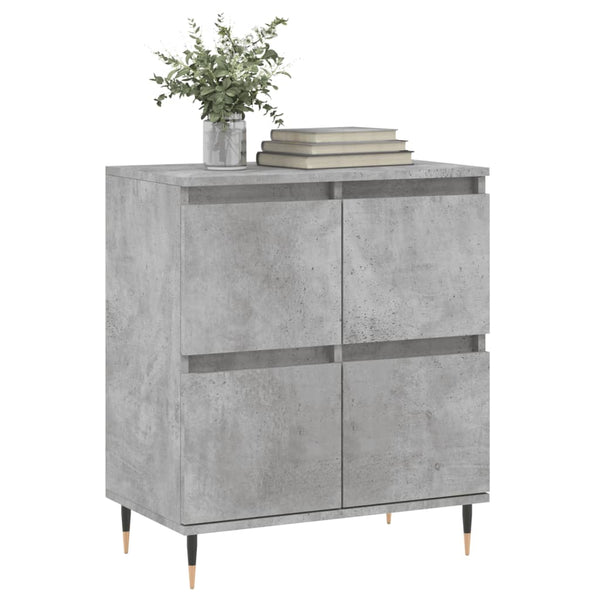 Betongraues Sideboard Rhett 60x35x70cm (Holz)