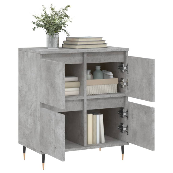 Betongraues Sideboard Rhett 60x35x70cm (Holz)