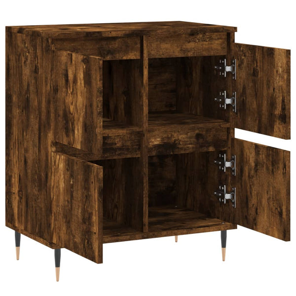 Kommode Rhett aus geräucherter Eiche 60x35x70cm (Holz)