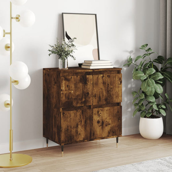 Kommode Rhett aus geräucherter Eiche 60x35x70cm (Holz)