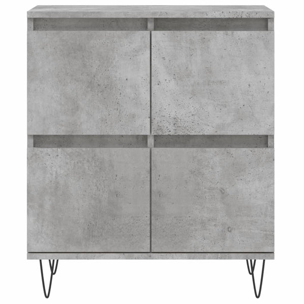 Betongraues Sideboard Omisim 60x35x70cm (Holz)