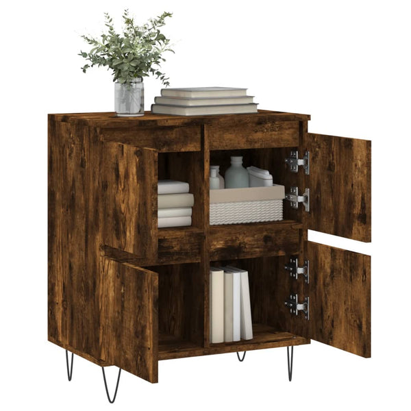 Räuchereiche Sideboard Omisim 60x35x70cm (Holz)