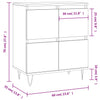 Räuchereiche Sideboard Omisim 60x35x70cm (Holz)