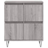 Graues Sideboard Omisim 60x35x70cm (Holz)