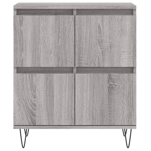 Graues Sideboard Omisim 60x35x70cm (Holz)