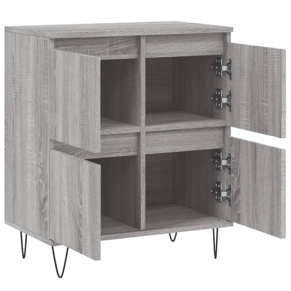 Graues Sideboard Omisim 60x35x70cm (Holz)