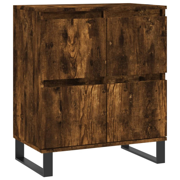 Sideboard Rauch-Eiche Raiif 60x35x70cm (Holz)