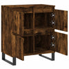Sideboard Rauch-Eiche Raiif 60x35x70cm (Holz)
