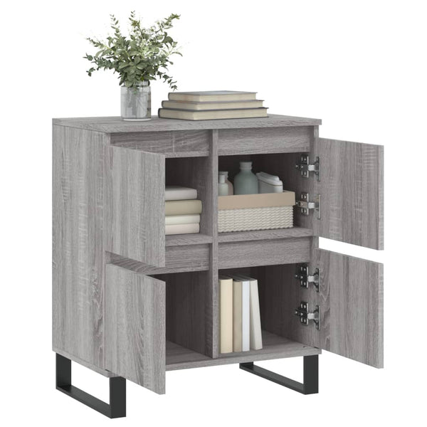 Graues Sideboard Raiif 60x35x70cm (Holz)