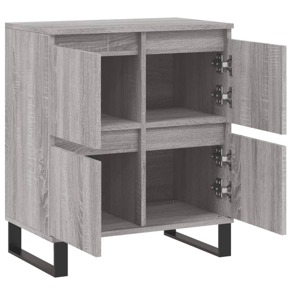Graues Sideboard Raiif 60x35x70cm (Holz)