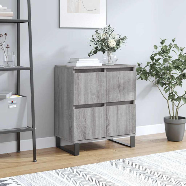 Graues Sideboard Raiif 60x35x70cm (Holz)