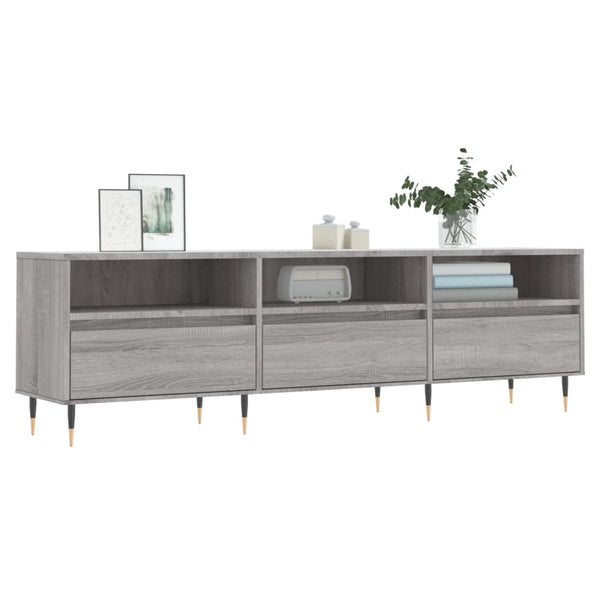 Graues TV-Möbel Monna 150x30x44,5cm (Holz)