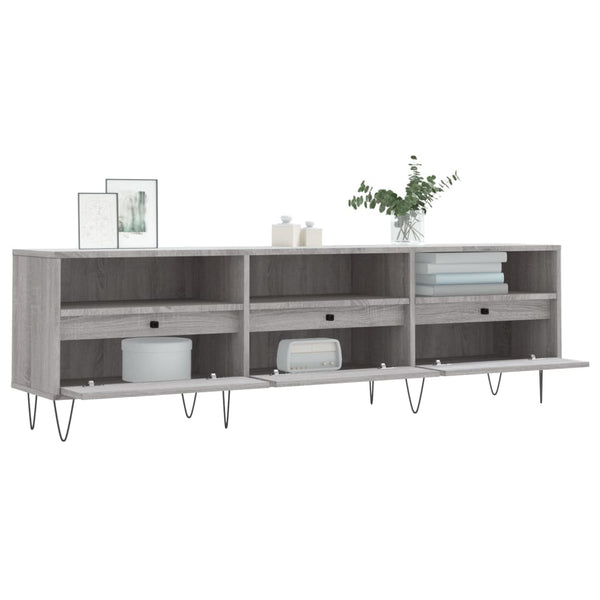 Harmaa tv-taso Nonii 150x30x44,5cm (puinen)