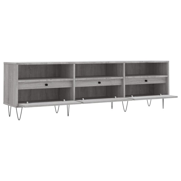 Harmaa tv-taso Nonii 150x30x44,5cm (puinen)