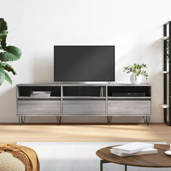 Harmaa tv-taso Nonii 150x30x44,5cm (puinen)