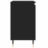 Badezimmerschrank Maftita 58x33x60cm, Schwarz (Holz)