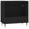 Badezimmerschrank Maftita 58x33x60cm, Schwarz (Holz)
