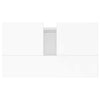 Badezimmerschrank Maftita 58x33x60cm, Schwarz (Holz)