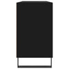 Schwarzer Badezimmerschrank Vlahita 80x33x60cm (Holz)