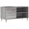 Grauer LP-Schrank Dej 85x38x48cm (Holz)