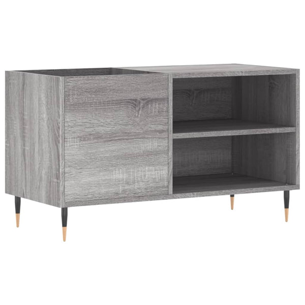 Grauer LP-Schrank Dej 85x38x48cm (Holz)