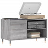 Grauer LP-Schrank Dej 85x38x48cm (Holz)