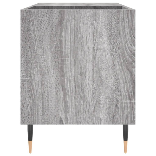 Grauer LP-Schrank Dej 85x38x48cm (Holz)