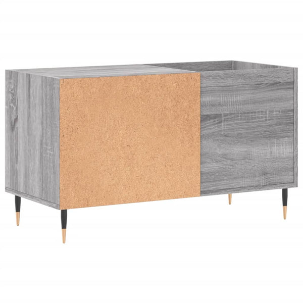 Grauer LP-Schrank Dej 85x38x48cm (Holz)