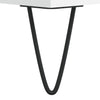 Valkoinen lp-levyjen säilytyskaappi Dide 100x38x48cm (puinen)