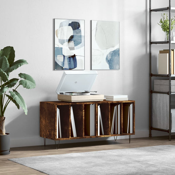 Savutammi lp-levyjen säilytyskaappi Dide 100x38x48cm (puinen)