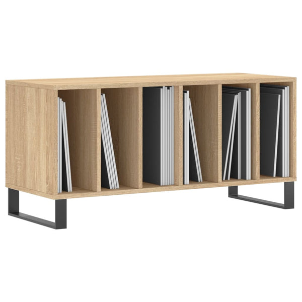 Sonoma Eiche LP-Aufbewahrungsschrank Bentin 100x38x48cm