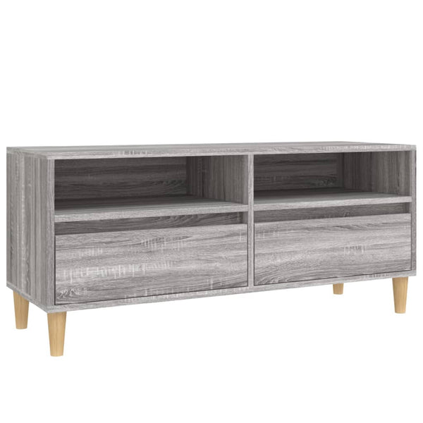 Graues TV-Möbel Rozmaria 100x34,5x44,5cm (Holz)