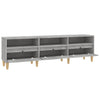 Betoninharmaa tv-taso Rozmaria 150x30x44,5cm (puinen)