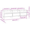 Betoninharmaa tv-taso Rozmaria 150x30x44,5cm (puinen)