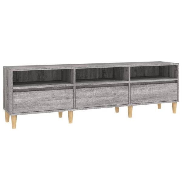 Harmaa tv-taso Rozmaria 150x30x44,5cm (puinen)