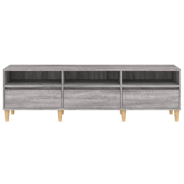 Harmaa tv-taso Rozmaria 150x30x44,5cm (puinen)