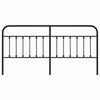 Schwarzes Metallbettkopfteil Mueser 200cm