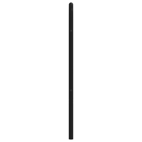Schwarzes Metallbettkopfteil Mueser 200cm