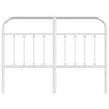 Valkoinen metallinen sängynpääty Mueser 135cm