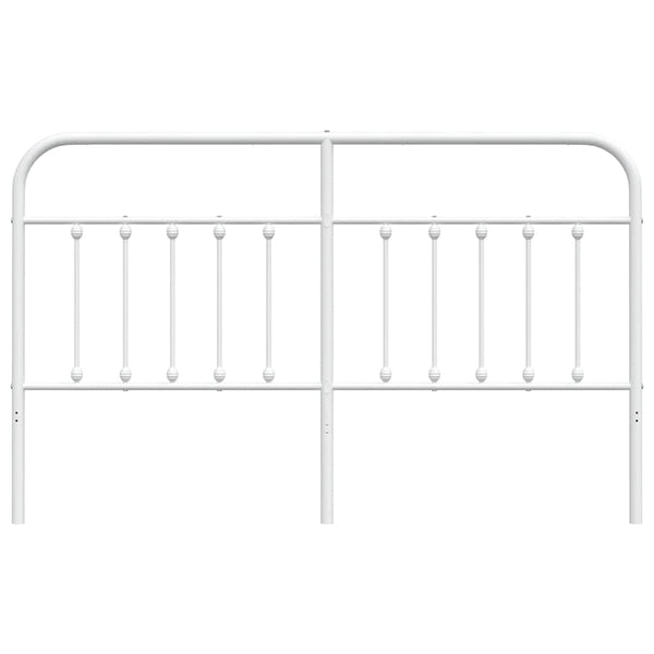 Weißes Metallbettgestell Mueser 180cm