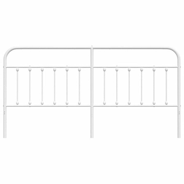 Valkoinen metallinen sängynpääty Mueser 193cm