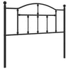 Schwarzes Bettkopfteil aus Metall Imastuhi 107cm