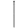 Schwarzes Bettkopfteil aus Metall Imastuhi 107cm