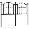 Schwarzes Kopfteil aus Metall Imastuhi 120cm
