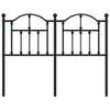 Schwarzes Kopfteil aus Metall Imastuhi 120cm