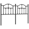 Schwarzes Metallbettgestell Imastuhi 135 cm