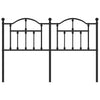 Schwarzes Kopfteil aus Metall Imastuhi 150 cm