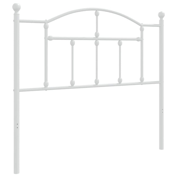 Weißes Kopfteil aus Metall Imastuhi 100cm